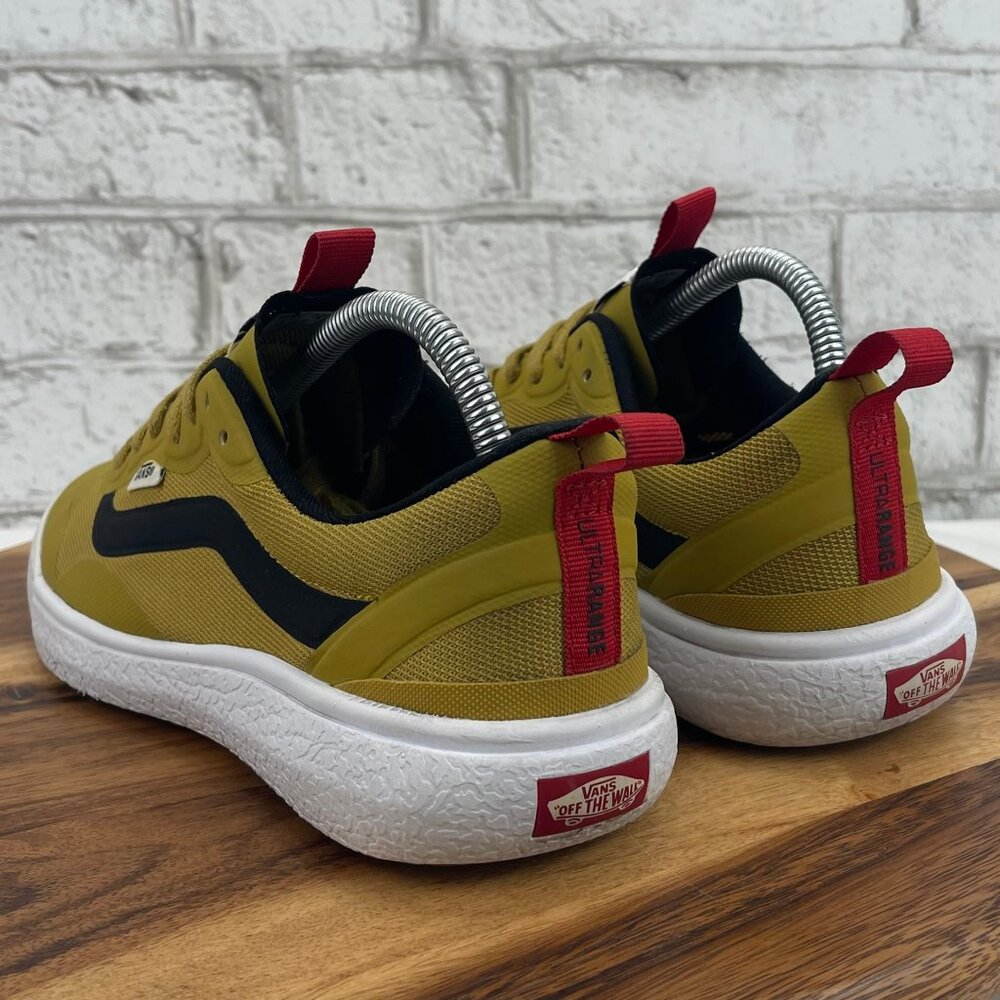 Vans Ultrarange Exo Mens 7.5 Yellow Mustard Black Skate Shoes 721356 - Picture 3 of 15